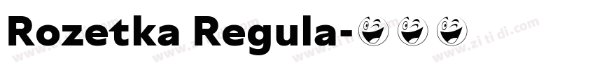 Rozetka Regula字体转换 Rozetka Regula字体转换